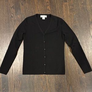 Brooks Brothers Black Women's Cardigan Sweater